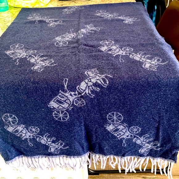 NWOT COACH UNISEX SCARF Cashmere & Wool Heavy&thick - Picture 6 of 10